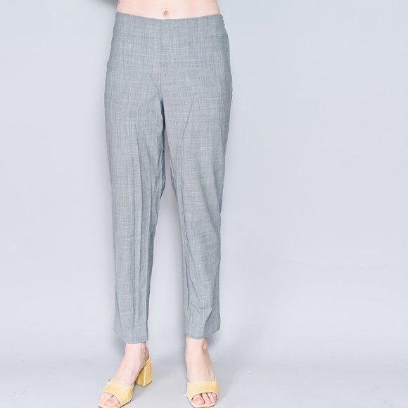 701. BRUNELLO CUCINELLI Wool-Blend Gray Trousers Sz 12 - Picture 6 of 6